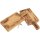 Wooden serving board - Oiled and flamed oak tray with handle - 30 x 13.9 x 2 cm