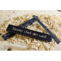Best boss in the world - Folding rule - Black meter stick