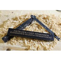 Hats the boss measured folding rule - Black meter stick