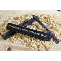 Bauherren Zollstock - Schwarzer Meterstab
