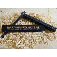 Fire department folding rule - Black meter stick