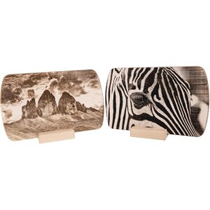 Photo engraving on wood - Maple board rectangular - 24 x 15 x 1 cm - FSC®