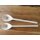 Customized wooden cooking spoon 30 cm oval with laser engraving / cut Two engravings up to 5 cm² -