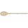 Customized wooden cooking spoon 30 cm oval with laser engraving / cut Two engravings up to 5 cm² -