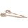 Customized wooden cooking spoon 30 cm oval with laser engraving / cut Two engravings up to 5 cm² -