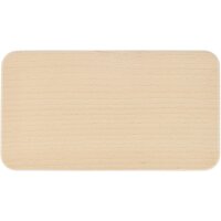 Customized wooden cutting board made of beech - 22.5 x 12.5 x 1.2 cm with laser engraving up to 10 cm²