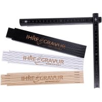 Personalized folding rule / meter stick with laser...