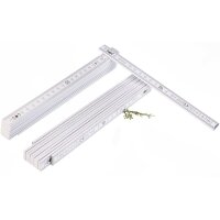 Personalized folding rule / meter stick with laser engraving natural / white / black