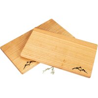 Schneidebrett aus geöltem FSC® Kirschholz - 26 x...