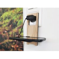 Personalized smartphone holder for standing and hanging with laser engraving