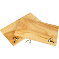 Schneidebrett aus geöltem FSC® Kirschholz - 26 x...