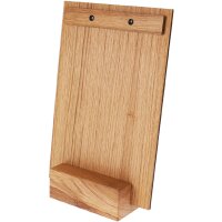 Tischaufsteller / Tischdisplay aus geöltem Eichenholz - massive Ausführung - 15 x 8 x 5,5 cm