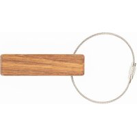 Personalized chopstick key ring made of oiled oak wood...