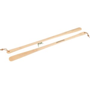 Personalized wooden shoehorn XXL 63 cm made of oiled beech with laser engraving