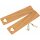 Oak Wood Bookmark with Heart | Oiled & Flexible