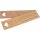 Oak Wood Bookmark with Heart | Oiled & Flexible