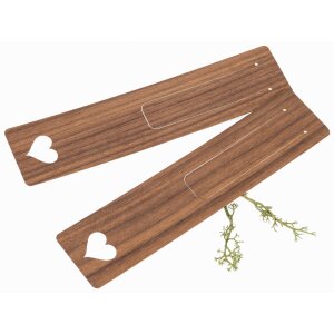 Walnut Bookmark with Heart | Oiled & Elegant – Holz Frank
