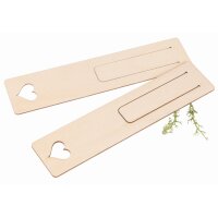 Birch Bookmark with Heart | Natural & Sturdy –...