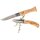 Personalisiertes Holz Taschenmesser aus FSC® Buche - Klappmesser mit Laser Gravur bis 5 cm²