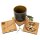 Personalized wooden coasters made of FSC® oiled oak with