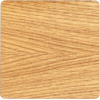 Personalisierte Holz Untersetzer aus FSC® Eiche geölt mit Laser Gravur bis 10 cm²