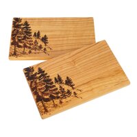Oiled cherry cutting board - 30 x 18 x 1.5 cm - Fir...