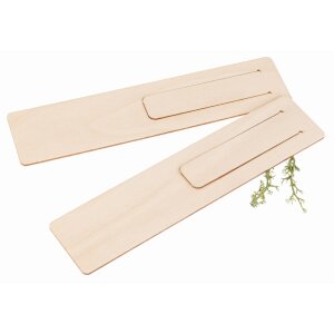 Holz Lesezeichen 150 x 35 x 1,5 mm aus Birke
