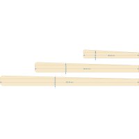 Personalisierte Grillzange / Würstchenzange aus Buche 40 cm mit Laser Gravur bis 5 cm²