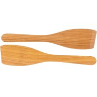 Individualized spatula made of oiled cherry with laser...