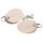 Oval tree slice keyring made from hazelnut | With bark approx. 5-7cm