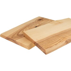 Schneidebrett mit Baumkante aus geölter Kern-Esche – ca. 42 x 23 x 2,2 cm