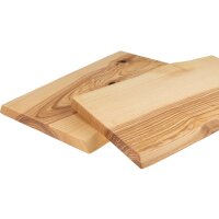Schneidebrett mit Baumkante aus geölter Kern-Esche...