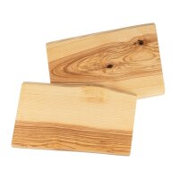 Schneidebrett mit Baumkante aus geölter Kern-Esche...