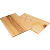 Cutting board with tree edge sanded from core ash 22 mm thick | 52 x 30-35 cm