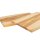 Cutting board with tree edge sanded from core ash 22 mm thick | 52 x 30-35 cm