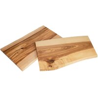 Cutting board with tree edge sanded from core ash 22 mm thick | 62 x 35-40 cm