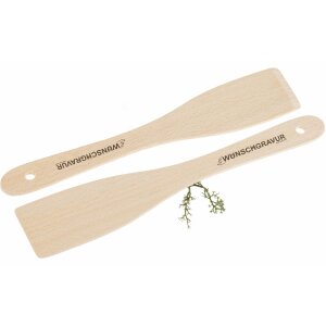 Beech Wood Spatula – 28 × 5.5 cm | With Custom Laser Engraving