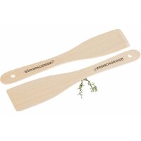 Customized spatula made of beech wood with your branding