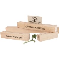Individualized wooden table stand / card holder made of...