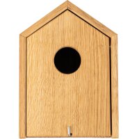 Personalized Oak Birdhouse with Custom Engraving up to 50 cm²