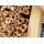 Personalisiertes Wildbienenhotel aus Holz mit Laser Gravur