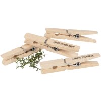 Personalized clothespin made of beech 72 mm with laser...