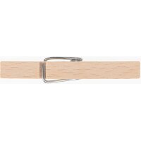 Personalized clothespin made of beech 72 mm with laser...