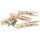 Personalized clothespin made of beech 72 mm with laser engraving