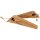 Personalized wooden doorstop in plain oiled oak with laser engraving