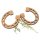 Wooden magnet in horseshoe shape | oiled oak FSC® certified