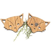 Holz Magnet in Fuchs Form | Eiche geölt FSC®...