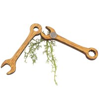 Wooden magnet in wrench shape | Oiled oak FSC® certified