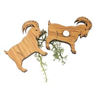Holz Magnet in Steinbock Form | Eiche geölt FSC®...