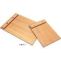 Klemmbrett mit Holzklemme aus Lärchen Holz geölt